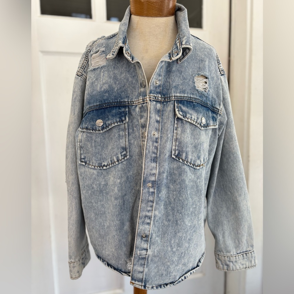 Stoosh Light Blue Vintage Denim Jacket
